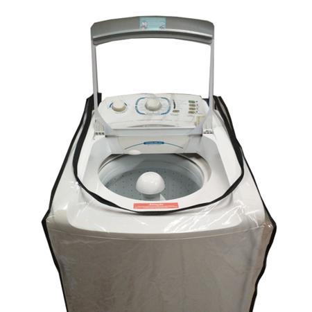 Imagem de Capa Para Maquina De Lavar Roupas 13 A 15 Kilos Eg Transparente