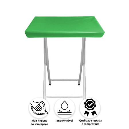 Capa Para Mesa de Bar Verde 60x60 Centímetros - CIKALA Imagem de Capa Para Mesa de Bar Verde 60x60 Centímetros