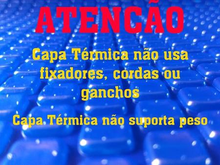 Imagem de Capa Para Piscina Inflável Estrutural Mor e Intex, Térmica redonda 3,66 diâmetro  Thermocap 300 Micras - Não é capa de proteção