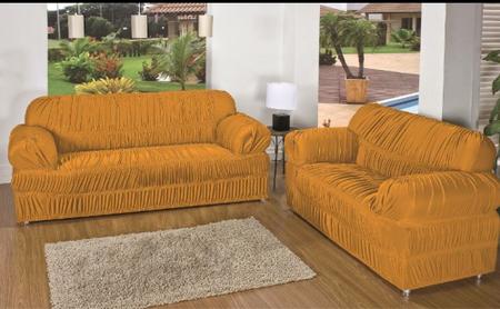 Imagem de Capa para sofa king 2 e 3 lugares malha gel elasticada