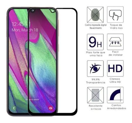 Imagem de Capa+Pelicula 3D Vidro Com Borda Galaxy A30 A30S A50 A50S