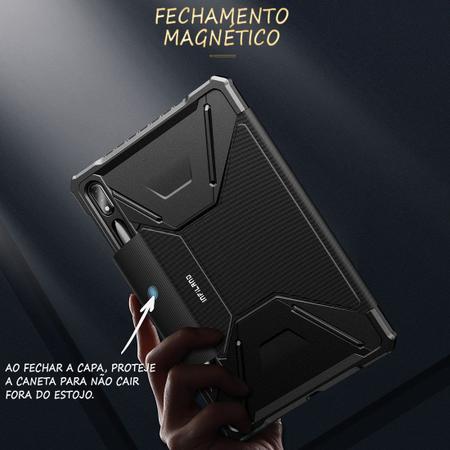 Imagem de Capa Premium Flex Cover Tab S7 11 pol 2020 SM-T870 e SM-T875 com Suporte S pen e Função Wake Sleep