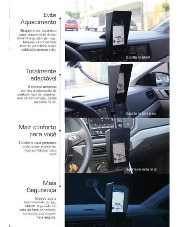 Imagem de Capa Protecao Sol Calor Celular Carro Uber 99 Taxi Anti Sol