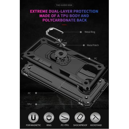 Imagem de Capa Protetora Anti-Choque para Xiaomi Poco X3, X4, X5, C40, M3, M4, F5, F3, F2