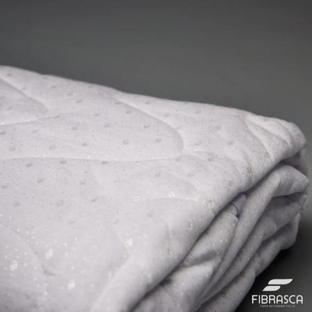 Imagem de Capa protetora colchão impermeável flor de algodão fibrasca (193x203cm)