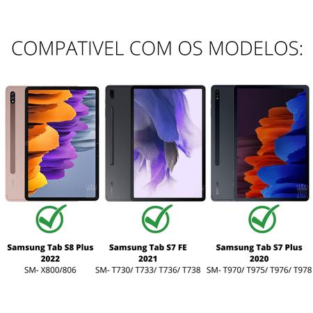 Imagem de Capa protetora compatível com Galaxy Tab S7 FE (T730/ T733)