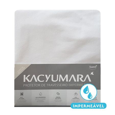 Imagem de Capa Protetora de Travesseiro Impermeável Kacyumara 100% Algodão
