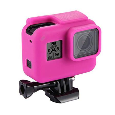 Imagem de Capa Protetora Em Silicone Para Câmeras GoPro Hero 5, 6, 7 Black -Rosa