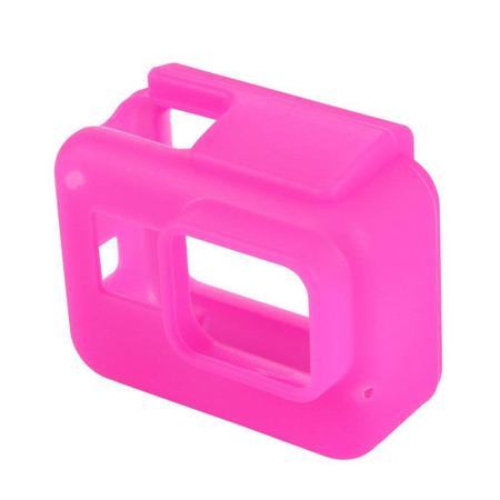 Imagem de Capa Protetora Em Silicone Para Câmeras GoPro Hero 5, 6, 7 Black -Rosa