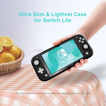 Imagem de Capa Protetora Silicone Para Nintendo Switch Lite Preta