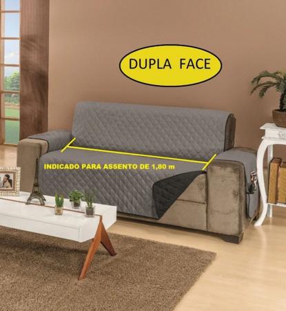 Imagem de Capa protetora sofa 3 lugares king 1.80 dupla face Manu