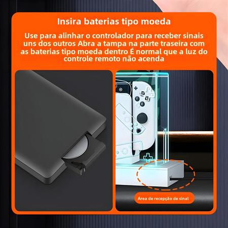 Imagem de Capa Protetora Transparente para Nintendo Switch OLED - Caixa Acrílica