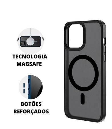 Capa Magsafe Para Iphone 13 Pro Max - Preta - Gshield