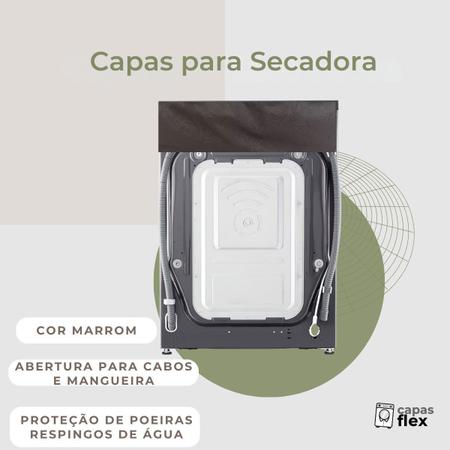 Imagem de Capa secadora samsung 12kg transparente flex