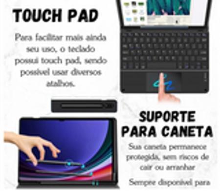 Imagem de Capa Smart Keyboard + Touchpad Para Samsung Galaxy Tab S9 FE