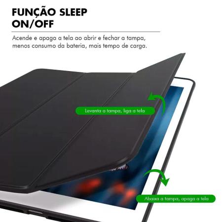 Imagem de Capa Tab S7 Plus Smart + Pelicula Hprime - Preta