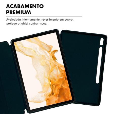 Imagem de Capa Tab S8 Plus 12.4 Smart Case Magnética - Preta