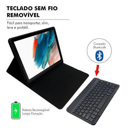 Imagem de Capa Tablet Tab A8 2022 10.5 Com Teclado Removível Case Capinha Magnética + Pelicula HPrime Premium