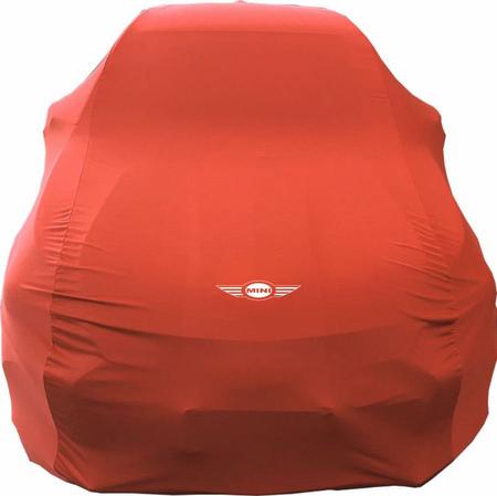 Imagem de Capa Tecido Para Carro Mini Cooper S 5 Portas Cor Vermelha
