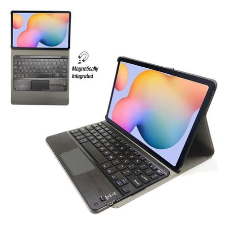 Imagem de Capa Teclado Bluetooth P/ Galaxy Tab A9+ Plus 11'' Touchpad