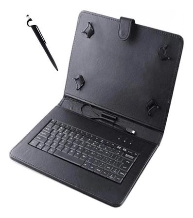 Imagem de Capa Teclado Estojo Case Para Tablet A9 X110 X115 + Caneta