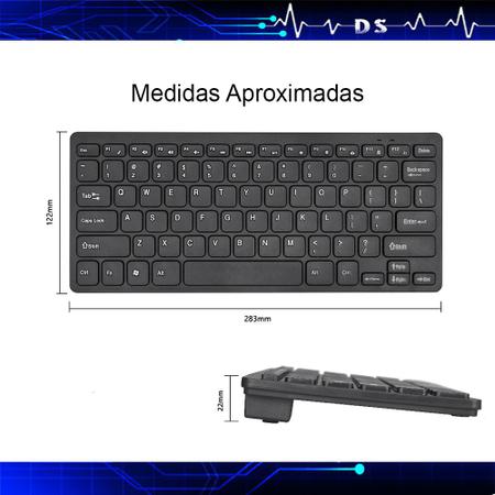 Imagem de Capa teclado Para Samsung Tab A T590/T595 10.5" + Caneta