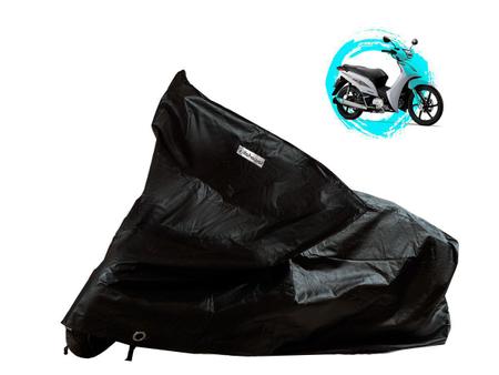 Imagem de Capa Térmica Moto Honda Biz 125 Forrada Forro Proteção UV