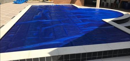 Imagem de Capa Térmica Para Piscina 7x3 300 Micras Black e Blue Inbrap