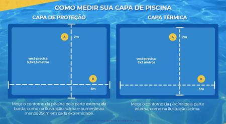 Capa Térmica para Piscina Blackout 300 Micras - 6,5x3 - Shoplonas Imagem de Capa Térmica para Piscina Blackout 300 Micras - 6,5x3