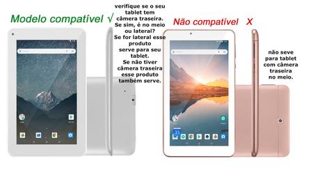Imagem de Capa Transparente p/ Tablet Multilaser M7s Go M7s Lite M7 WIFI 7 polegadas Rosa