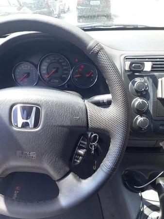 Imagem de Capa Volante Costurada Honda Civic 2005 Em Couro Legítimo