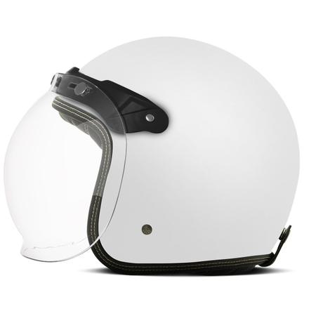 Capacete Custom Aberto Etceter Seven Eight Fosco com Viseira Bubble -  Capacete de Moto - Magazine Luiza