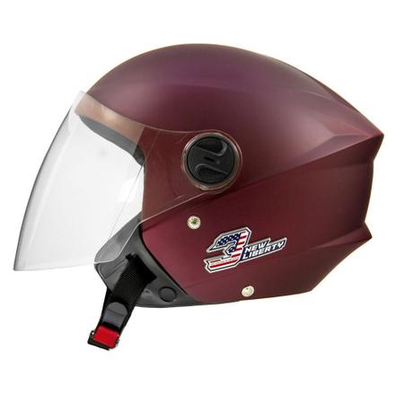 Imagem de Capacete Aberto Pro Tork New Liberty Three Elite Candy Red Fosco 56