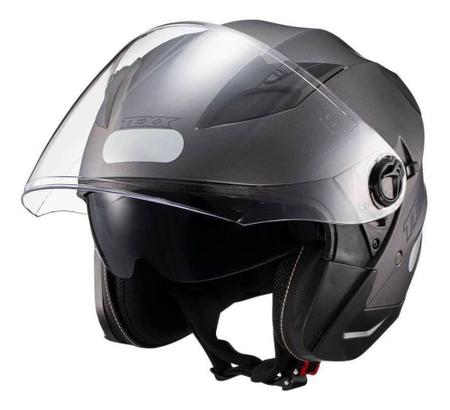 Imagem de Capacete Aberto Texx Ugello Solid Dupla Viseira Solar Moto