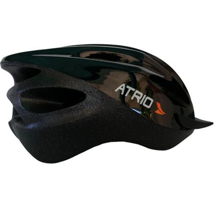 Imagem de Capacete Adulto Atrio G Proteção Skate Patins Bike Patinete Esporte Ajustavel Com Viseira Removivel Preto