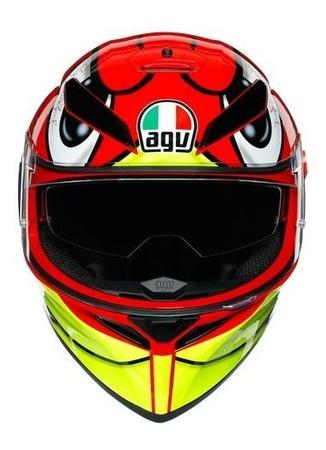 Imagem de Capacete Agv K3 SV Birdy Vermelho Tamanho 62