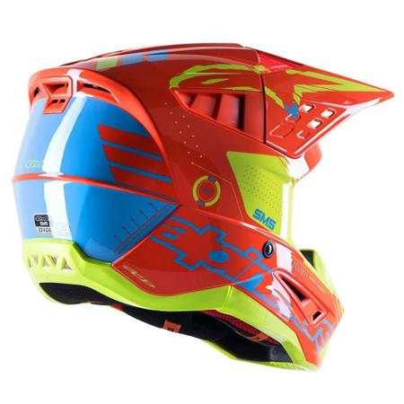 Capacete Alpinestars SM5 Action Laranja Imagem de Capacete Alpinestars SM5 Action Laranja