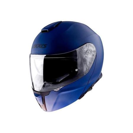 Imagem de Capacete Articulado Axxis Gecko SV Solid A7 Azul Fosco Tamanho XL