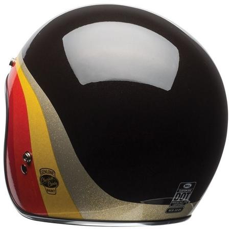 Capacete Bell Custom 500 Chemical Candy Preto Cinza Vermelho
