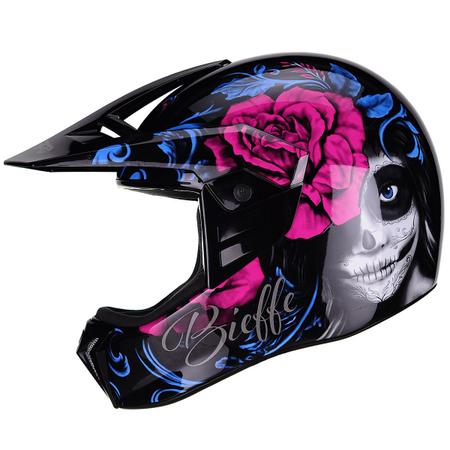 Imagem de Capacete Bieffe 3 Sport Senorita Feminino Preto Rosa