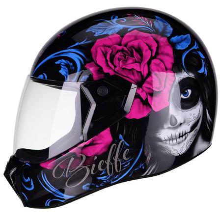 Imagem de Capacete Bieffe 3 Sport Senorita Feminino Preto Rosa