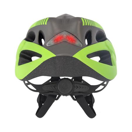 Imagem de Capacete Ciclismo Bike MTB Sinalizador LED Cinza M GTA