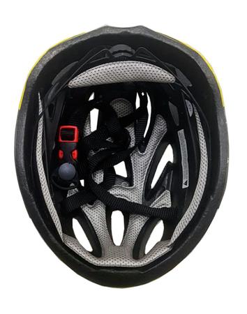 Imagem de Capacete Ciclismo Com Sinalizador De Led Leve E Resistente Bicicleta Adulto Bike + Par de Luvas