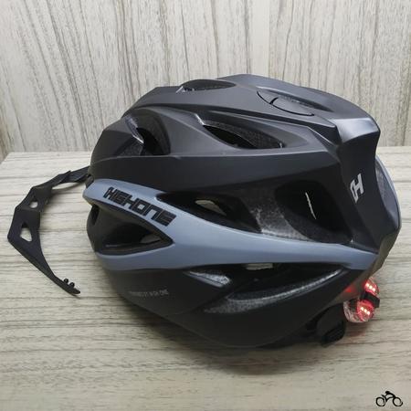 Capacete Ciclismo High One Win com Pisca Led Bicicleta Mtb Speed