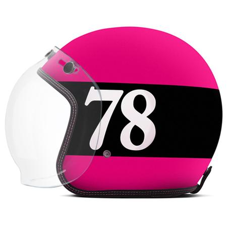 Capacete Custom Aberto Etceter Seven Eight Fosco com Viseira Bubble -  Capacete de Moto - Magazine Luiza