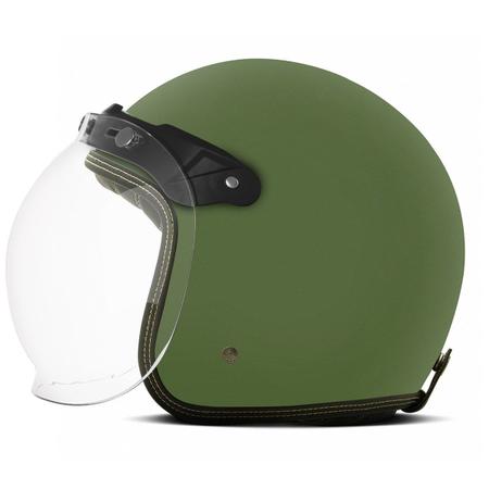 Capacete Custom Aberto Etceter Seven Eight Fosco com Viseira Bubble -  Capacete de Moto - Magazine Luiza