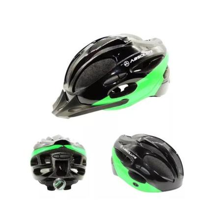 Imagem de Capacete de ciclismo Absolute Nero preto/verde G