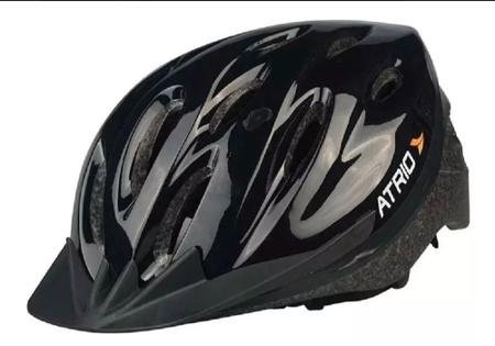 Imagem de Capacete de ciclismo com viseira, preto, TAM M, Atrio.