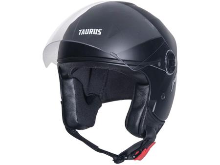 Imagem de Capacete de Moto Aberto TAURUS HELMETS JOY23 Preto Tamanho 56