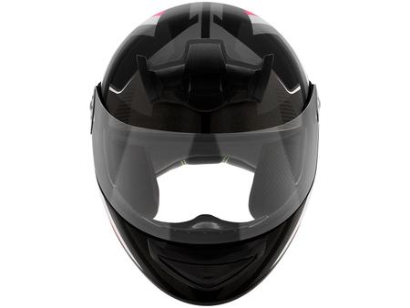 Imagem de Capacete de Moto Articulado Mixs Helmets Gladiator Super Speed Cinza e Vermelho Tamanho 56